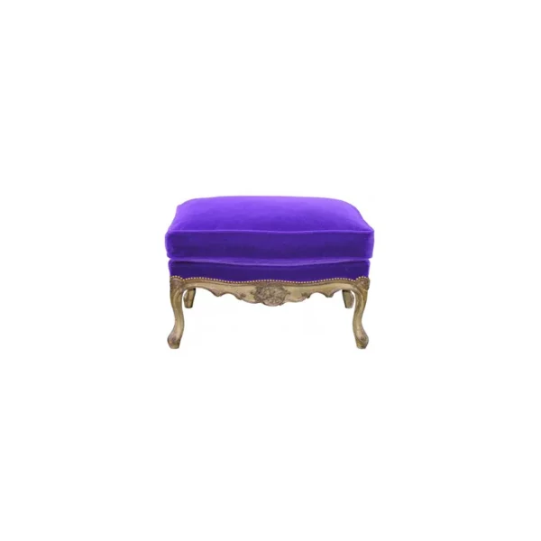 Pouf assorti à la bergère Régence <br />
 Réf. 141P