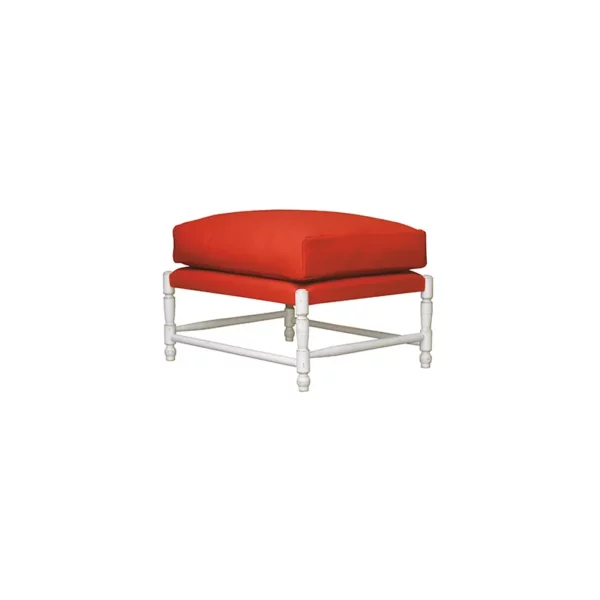 Pouf assorti à la bergère Louis XIV <br />
 Réf. 143P