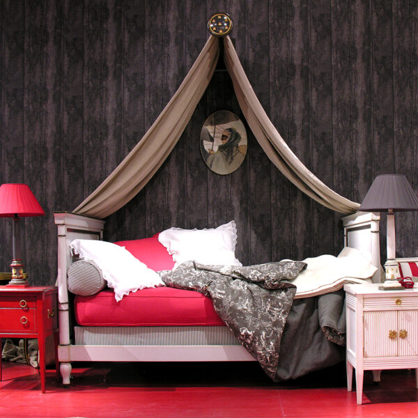 Lit Directoire décor losange <br /> Réf. 182BIS