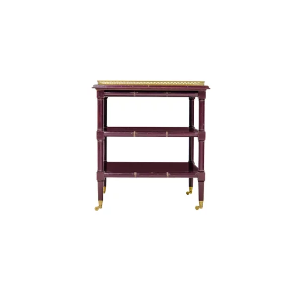 Table Bambou carrée <br />
 Réf. 701