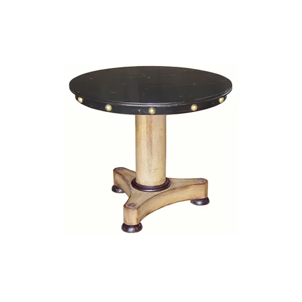Empire pedestal table with cabochons <br>Ref. 712