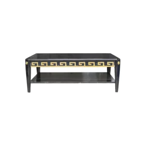 Table basse rectangulaire à décor de grecques <br />
 Réf. 740