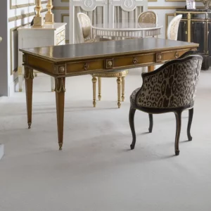 Bureau plat toutes faces Louis XVI <br />
 Réf. 780